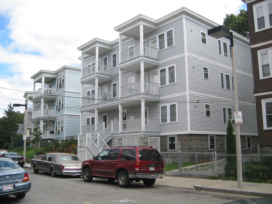 The house after renovations were completed.