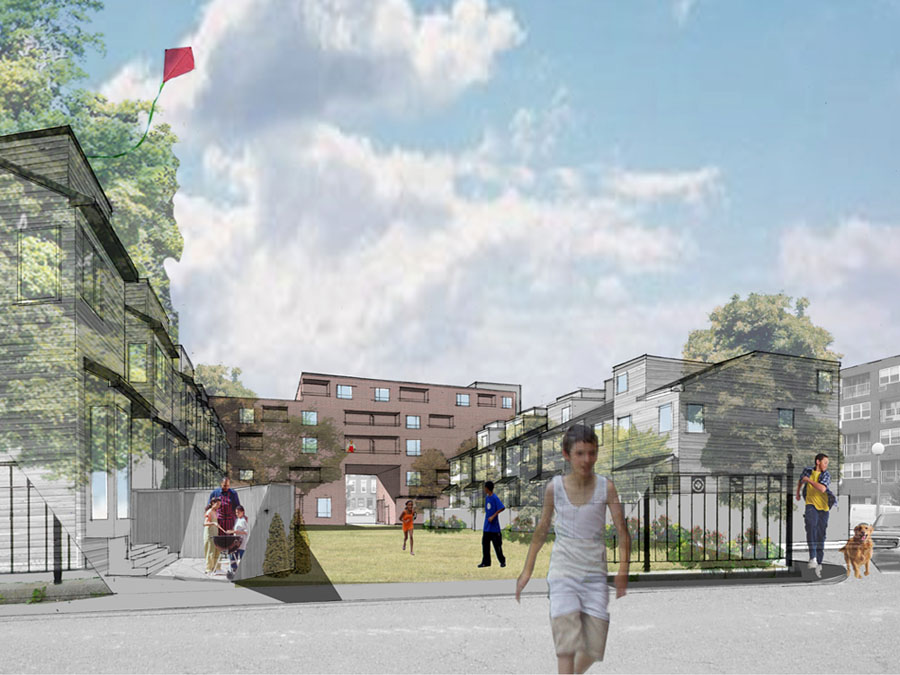 Community design for the Clippership family housing.