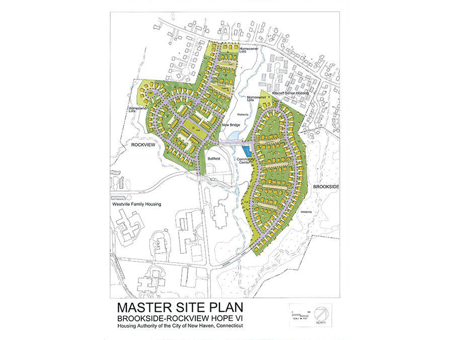 Masterplan for the New Haven proposal.