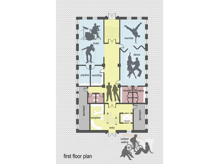 Floorplan for the Hyde Square Task Force.