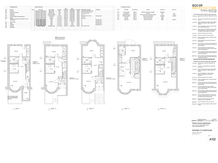 Warren Ave affordable housing floor plans