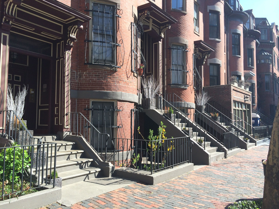 Warren Ave affordable housing streetscape.