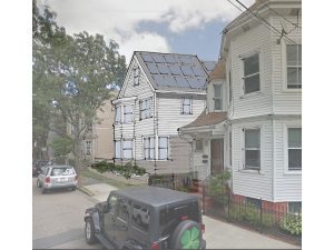 This green home design outside of Boston in Cambridge will shortly be up for historic review