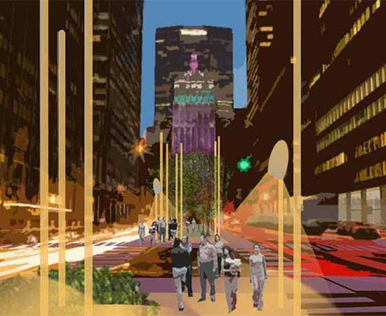 PARKs Avenue centerline competition walkway concept