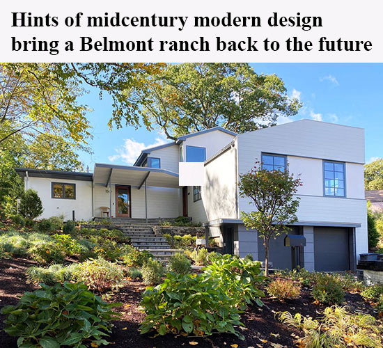 Boston Globe - Belmont midcentury modern design